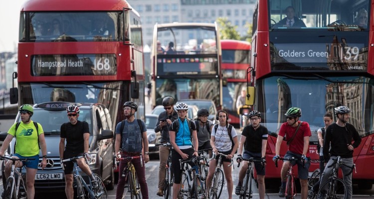 cyclists-london