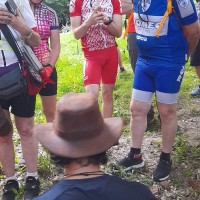 In bici con un cercatore d'oro